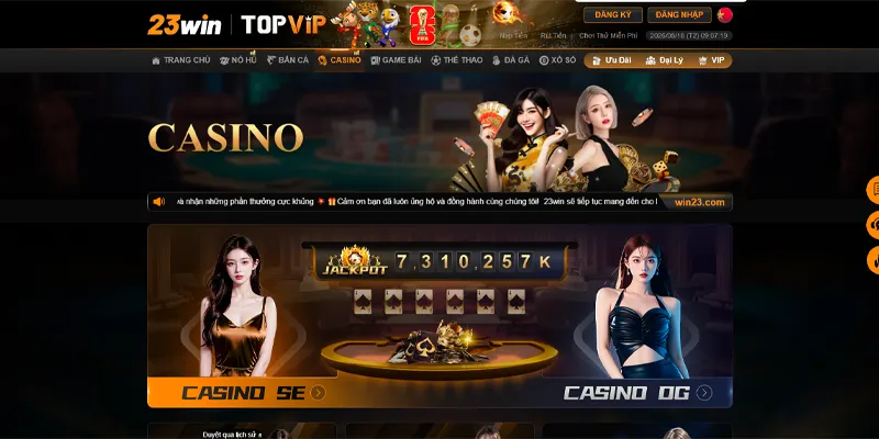 Live Casino 23WIN